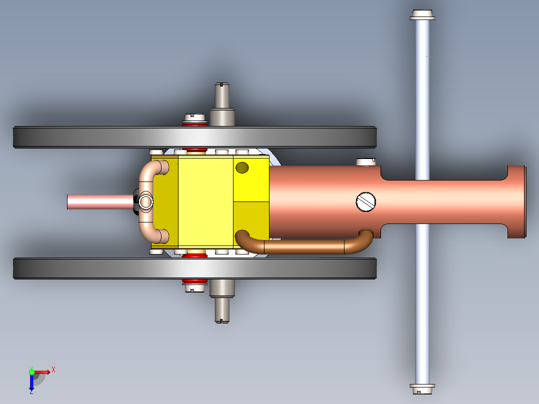 蒸汽机single-cylinder-steam-engine-with-turning-模型格式为 sw俯视图