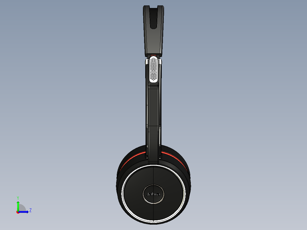 捷波朗hsc040w 11耳机左视图