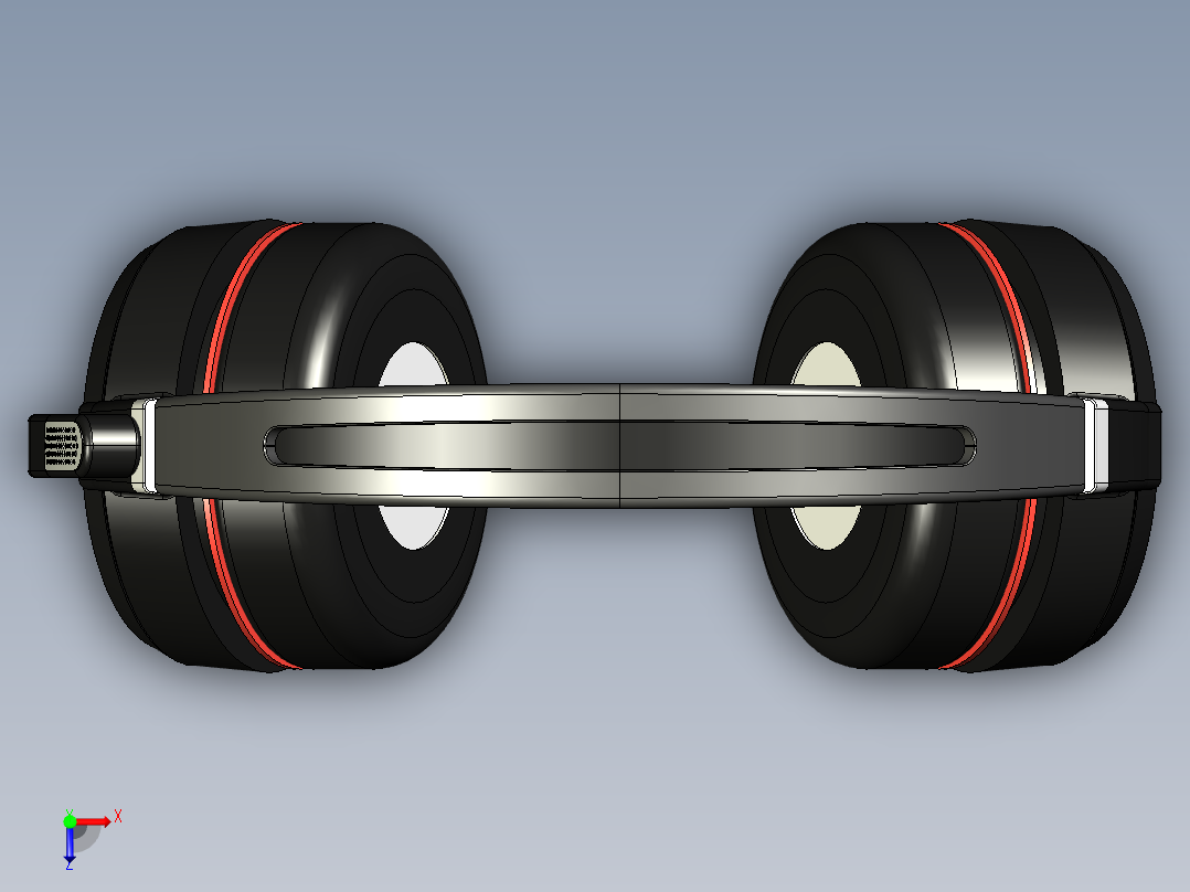 捷波朗hsc040w 11耳机俯视图