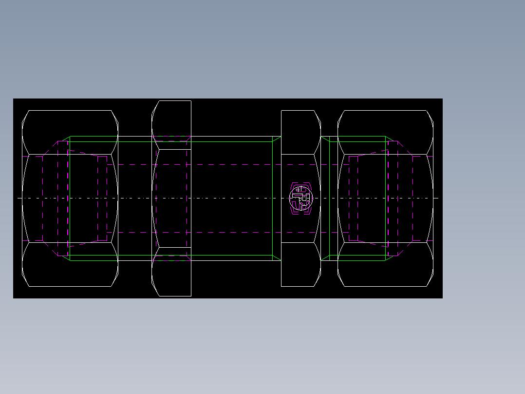 PARKER管接头EO Bulkhead union SV15L71(16)_back