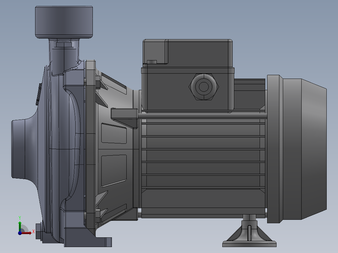 离心泵050T前视图