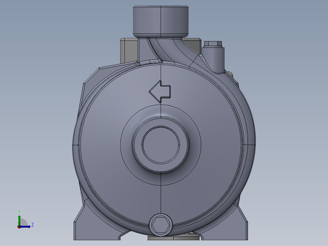 离心泵050T左视图