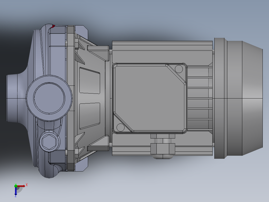 离心泵050T俯视图