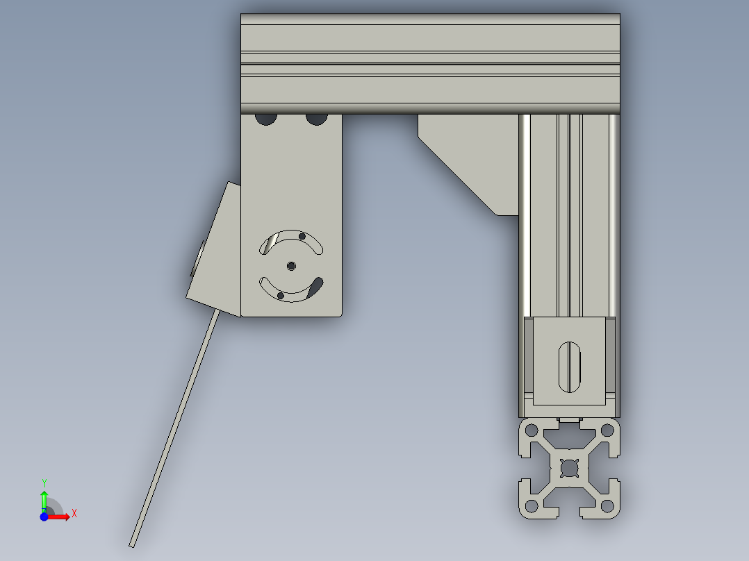 TRD899MINI-234-00新大陆主扫描组件前视图