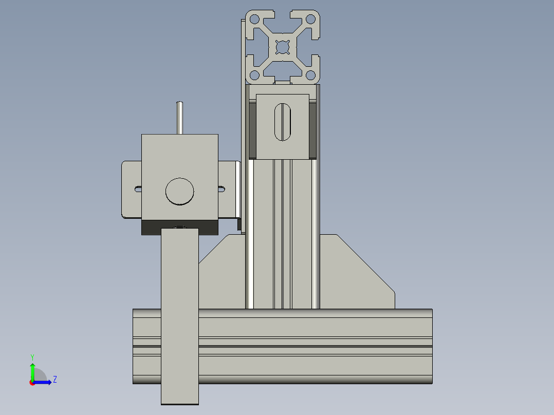 TRD899MINI-234-00新大陆主扫描组件左视图