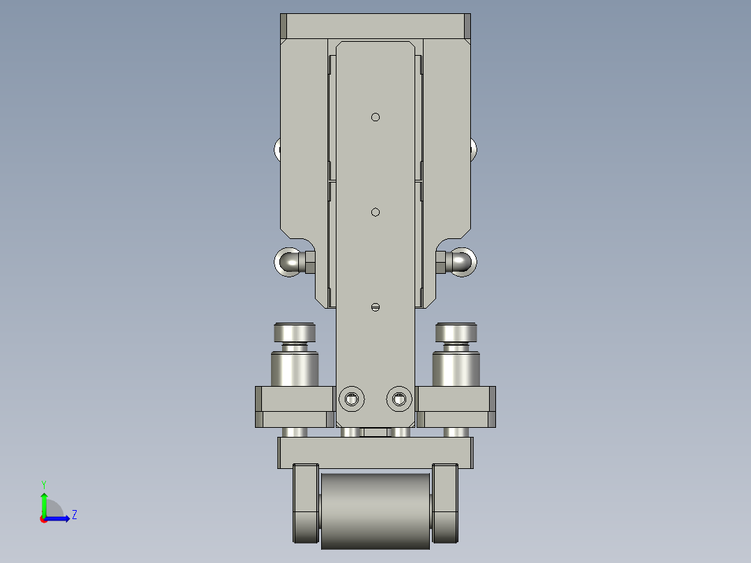 02-00-01滚轮机构左视图