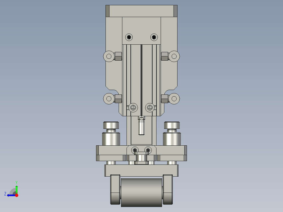 02-00-01滚轮机构右视图