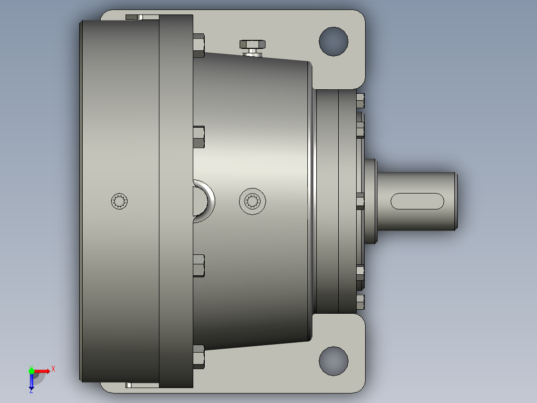 BWD型(单级)俯视图