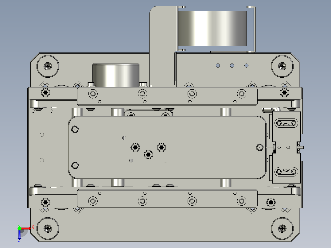 线体升降模组俯视图