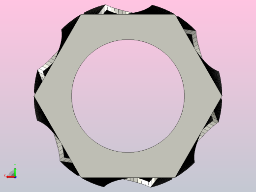 彩虹六角扭曲盒后视缩略图