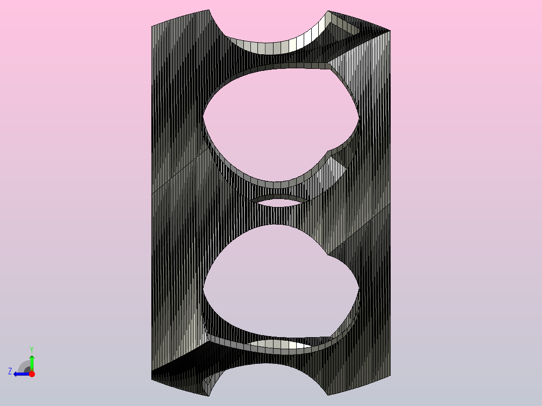 彩虹六角扭曲盒右视图