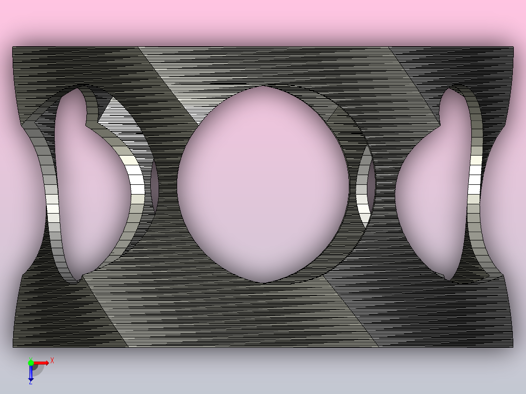 彩虹六角扭曲盒俯视图