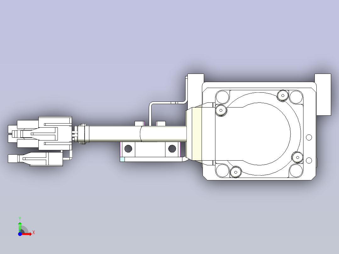 kk50-200A1-F0带MSMD5A2G1B电机前视图