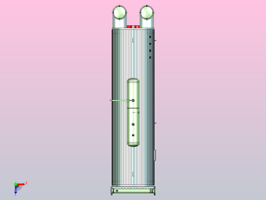 组装水浴气体加热器俯视缩略图