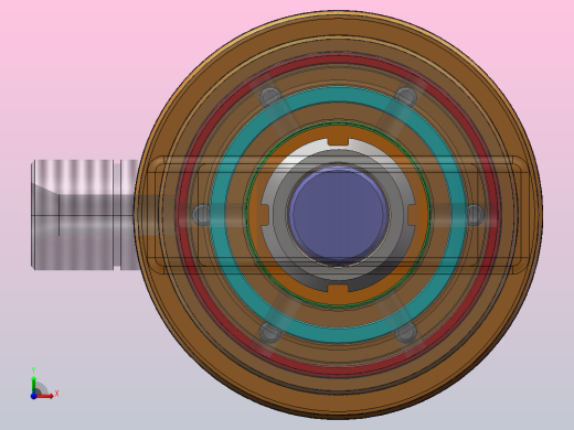 塑料注射成型机液压系统（SW+CAD+说明书）前视缩略图