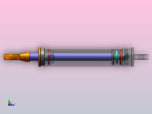 塑料注射成型机液压系统（SW+CAD+说明书）左视缩略图
