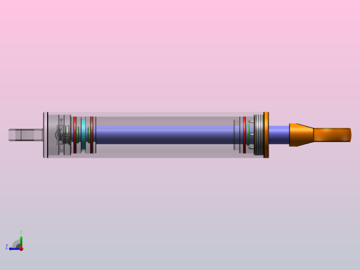 塑料注射成型机液压系统（SW+CAD+说明书）右视缩略图