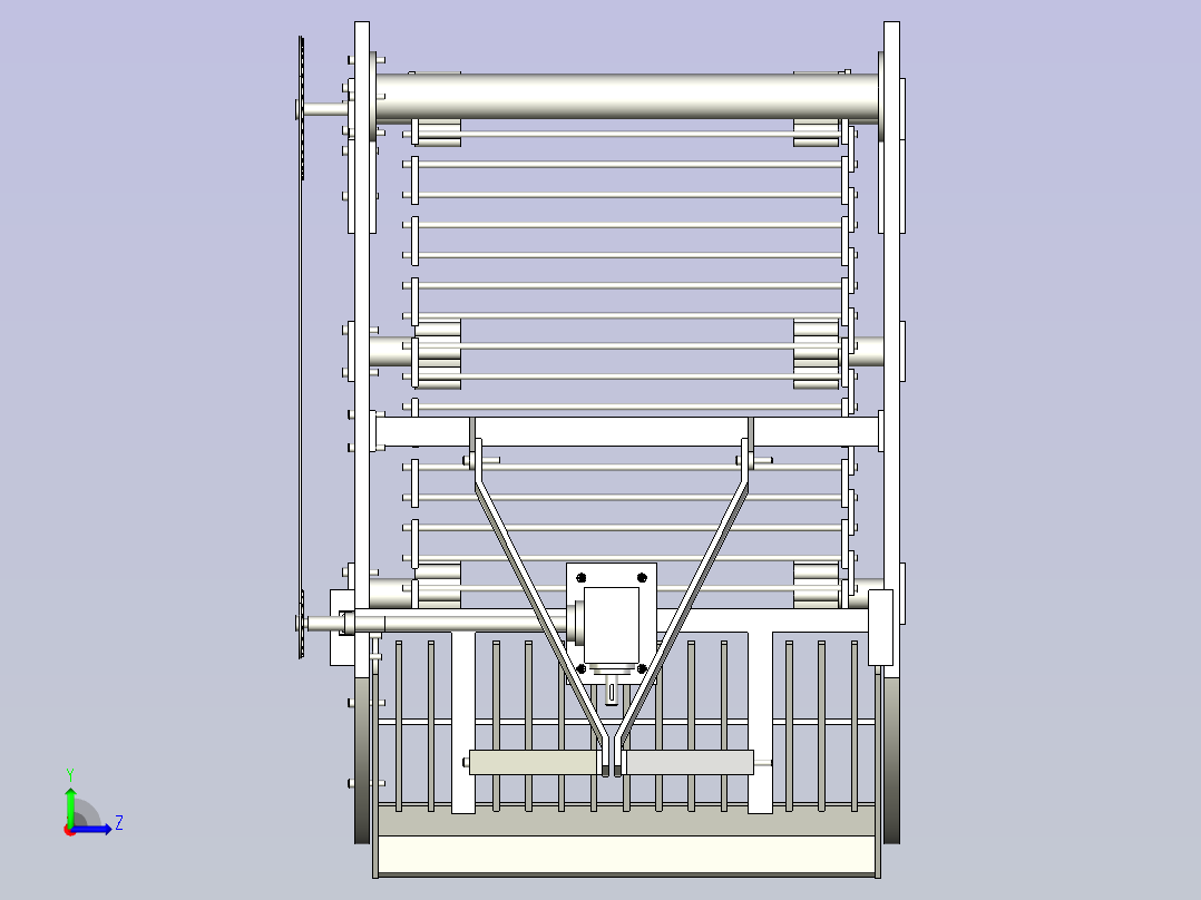 甘薯收获机左视图