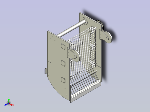 甘薯收获机正等轴测缩略图