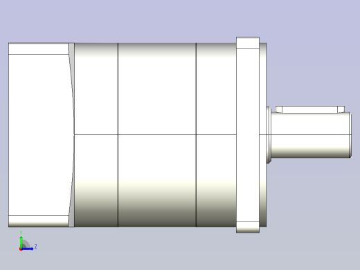 80尺寸伺服电机行星齿轮箱左视缩略图