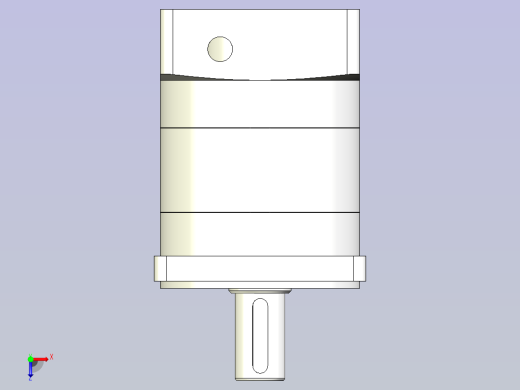 80尺寸伺服电机行星齿轮箱俯视缩略图