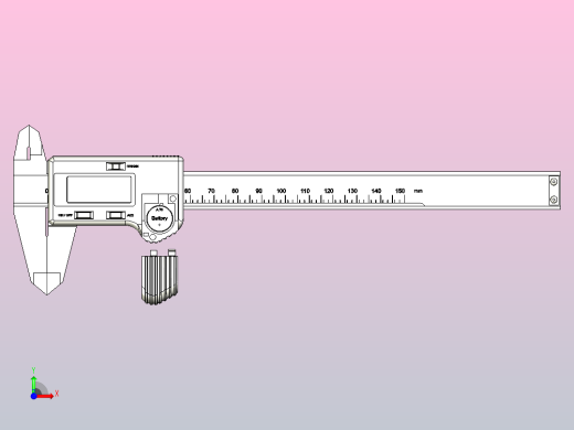 各种系列卡尺模型 (8)前视缩略图