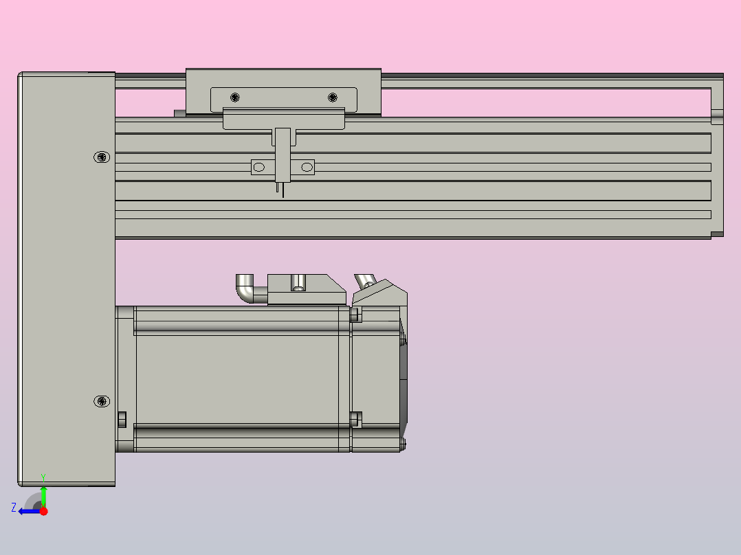 日规模组半封闭丝杆TPA-HNR-85S-1610C-L100-MP-C-P20-N3右视图