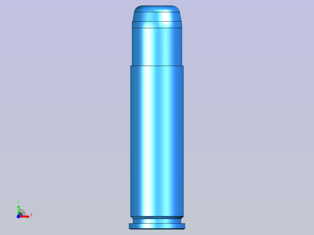 500 Magnum 仿真弹前视图