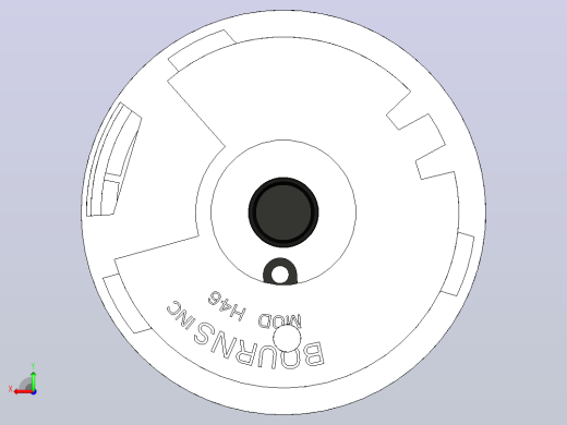 21PA11B10 -旋钮和刻度盘1，4 轴46 mm 11圈刻度盘后视缩略图
