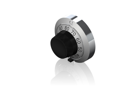 21PA11B10 -旋钮和刻度盘1，4 轴46 mm 11圈刻度盘缩略图