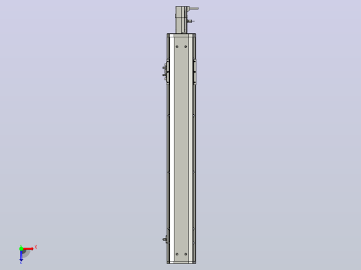 SYS12-BC-550-100W滚珠花健、支撑座、滚珠丝杠、交叉导轨、直线模组.STEP俯视缩略图