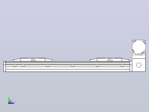 皮带直线轴双滑块型TPA-GCBS-150-P80-L100-RU-M75-N3左视缩略图
