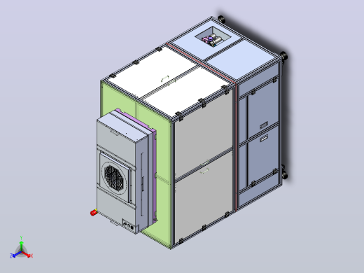 Appearance testing equipment注塑件外观检测设备3D图纸 x_t格式
