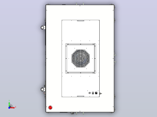 Appearance testing equipment注塑件外观检测设备3D图纸 x_t格式前视缩略图