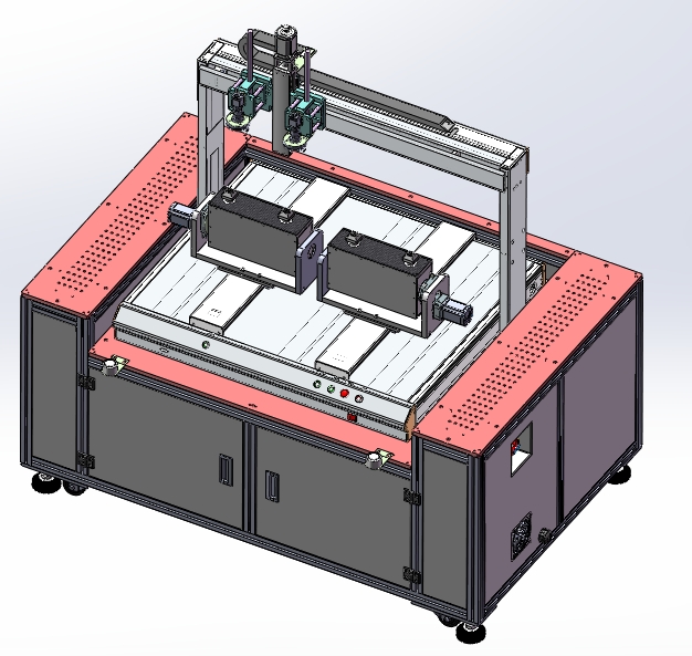 Appearance testing equipment注塑件外观检测设备3D图纸 x_t格式