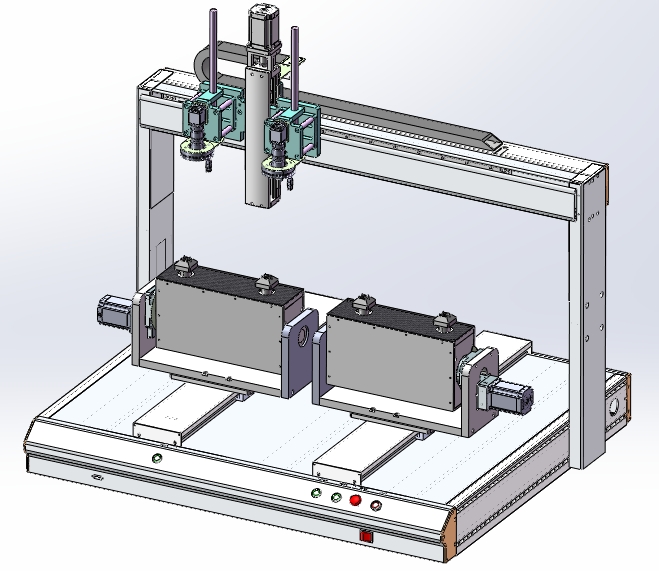 Appearance testing equipment注塑件外观检测设备3D图纸 x_t格式