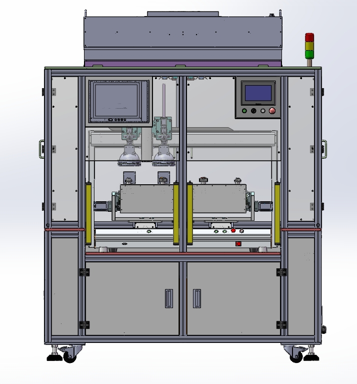 Appearance testing equipment注塑件外观检测设备3D图纸 x_t格式