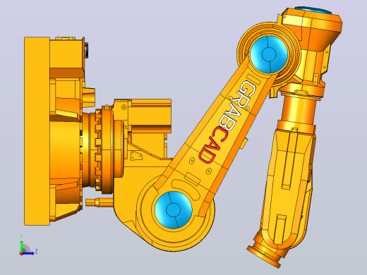 机器人abb robotic arm for 3d print左视缩略图