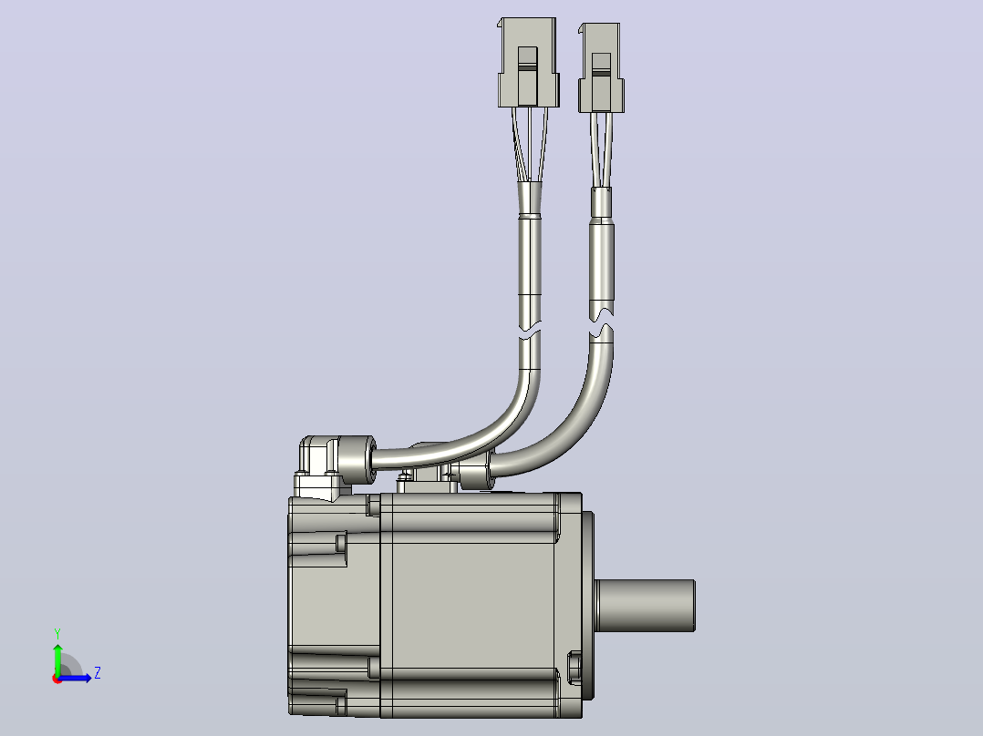 东菱伺服电机-ZNH02-020-N左视图