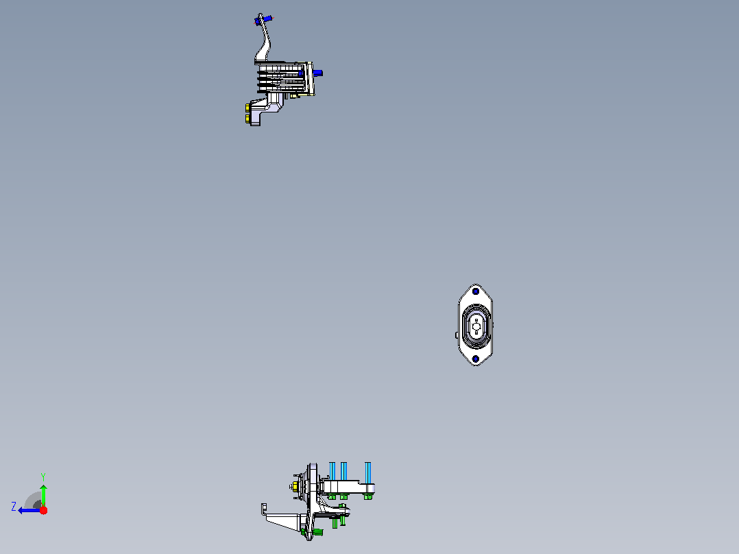 FNA1001002（悬置系统装置）右视图