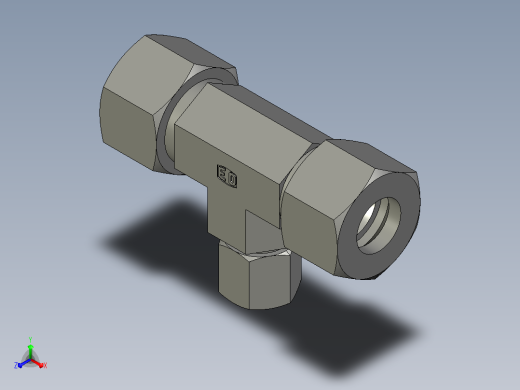 EO管接头三通异径管TR16 08 16S71.igs