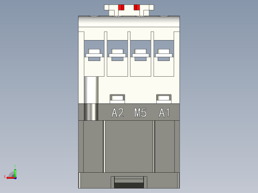 交流接触器模型图 后视缩略图