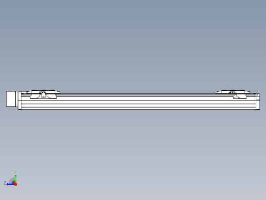 滚珠丝杠线性轴TPA-GCRS-80-1610C-L275-MR-M20-N3右视缩略图