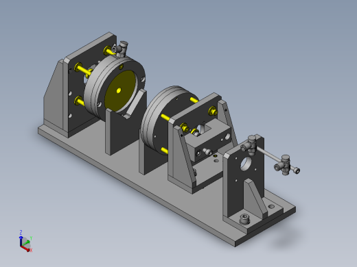 圆管密封测试器正等轴测缩略图