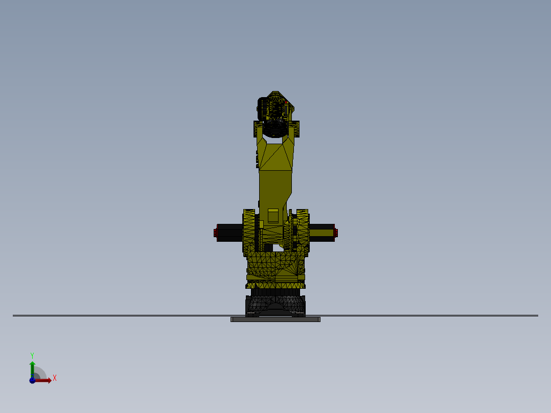 发那科fanuc m900ib 360kg 2 65m前视图