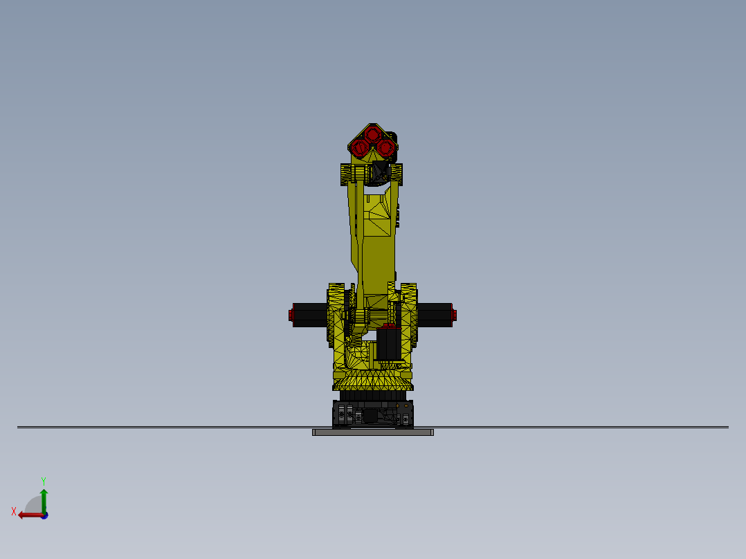 发那科fanuc m900ib 360kg 2 65m后视图