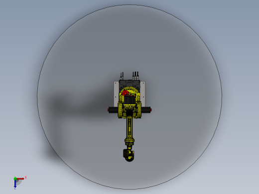 发那科fanuc m900ib 360kg 2 65m俯视缩略图