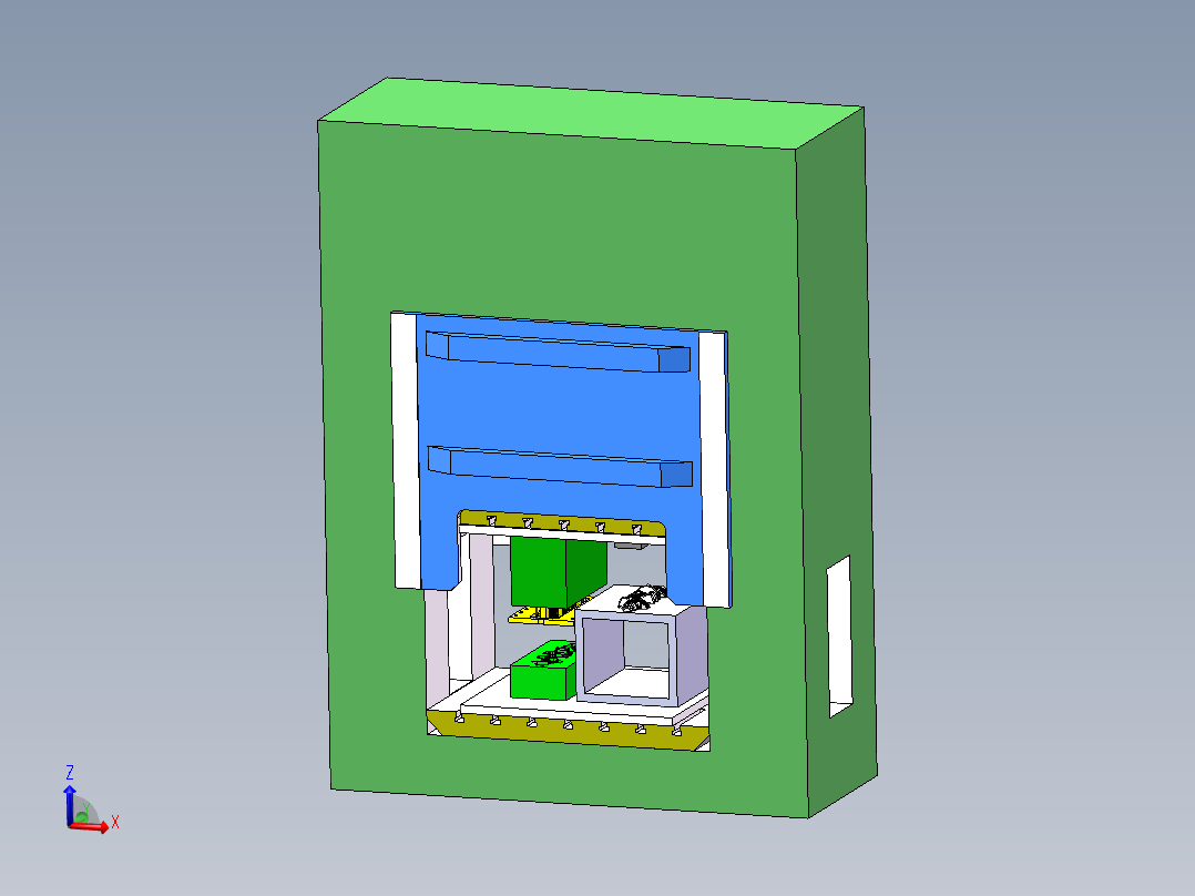 曲轴锻造剪切设备3D数模图纸 Solidworks设计