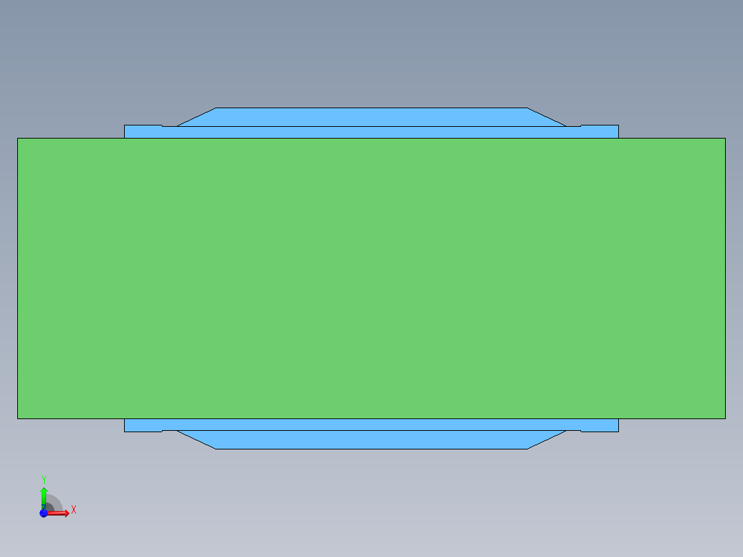 曲轴锻造剪切设备3D数模图纸 Solidworks设计前视图