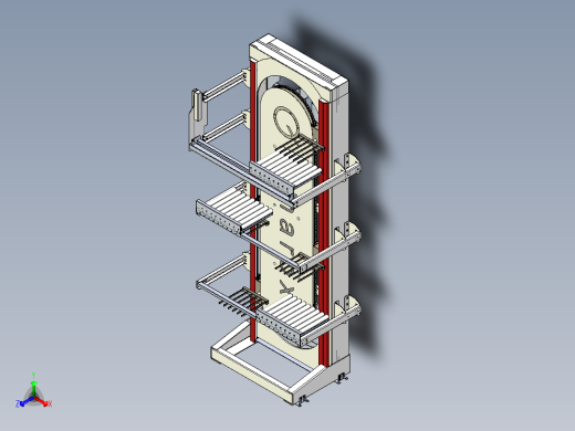 垂直升降机Qimarox模型3D图纸 x_t格式